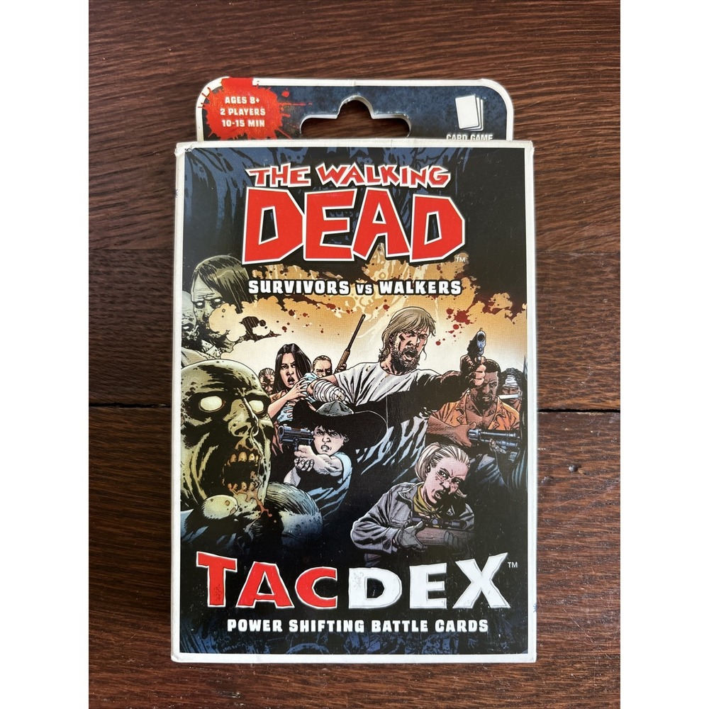 The Walking Dead TacDex Card Game Survivors vs Walkers Zombie Battle Skybound